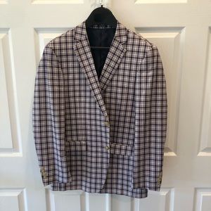 Saddlebred Men’s Plaid Blazer